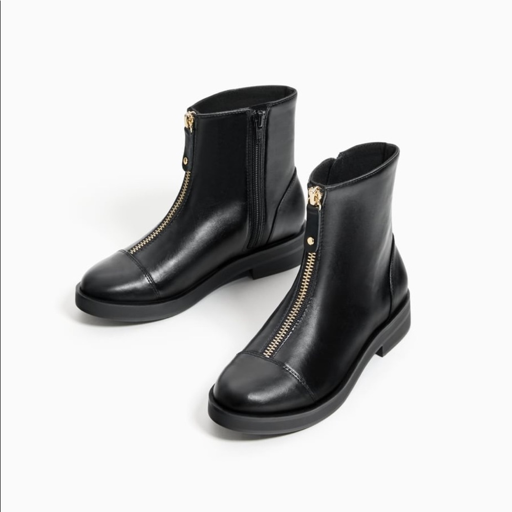 Zara girl zipper boots